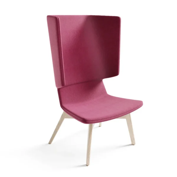 Twist & Sit - høj lounge stol med ben - Billede 5