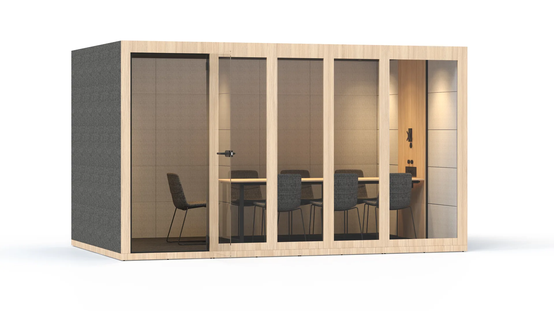 Silent Room XL – 8 personer | Lyddæmpning kategori C - Billede 8