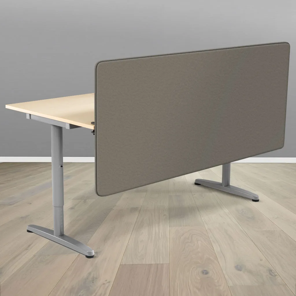 Lintex Frontmonteret Skrivebordskærm - 70 cm høj - Billede 4