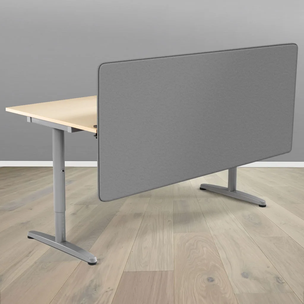 Lintex Frontmonteret Skrivebordskærm - 70 cm høj - Billede 10
