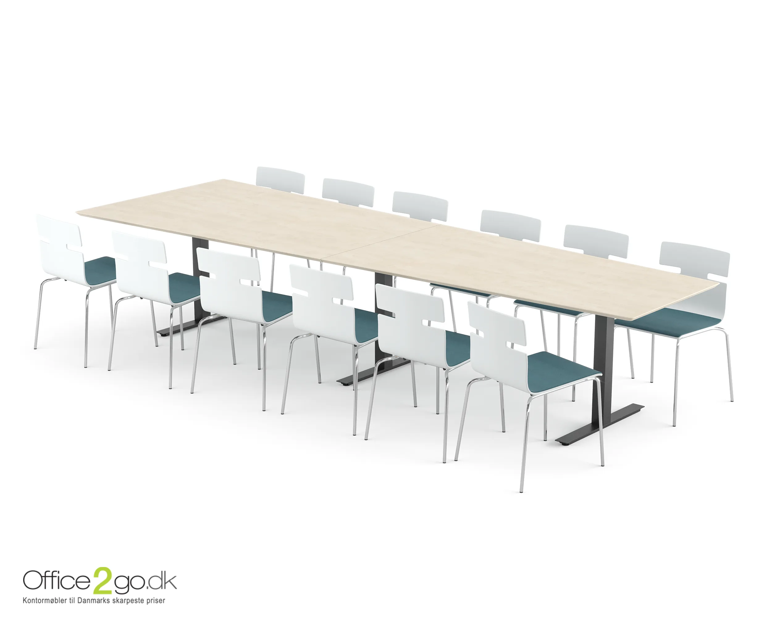 Square Media mødebord - 12 personer - 360 cm. - Billede 18
