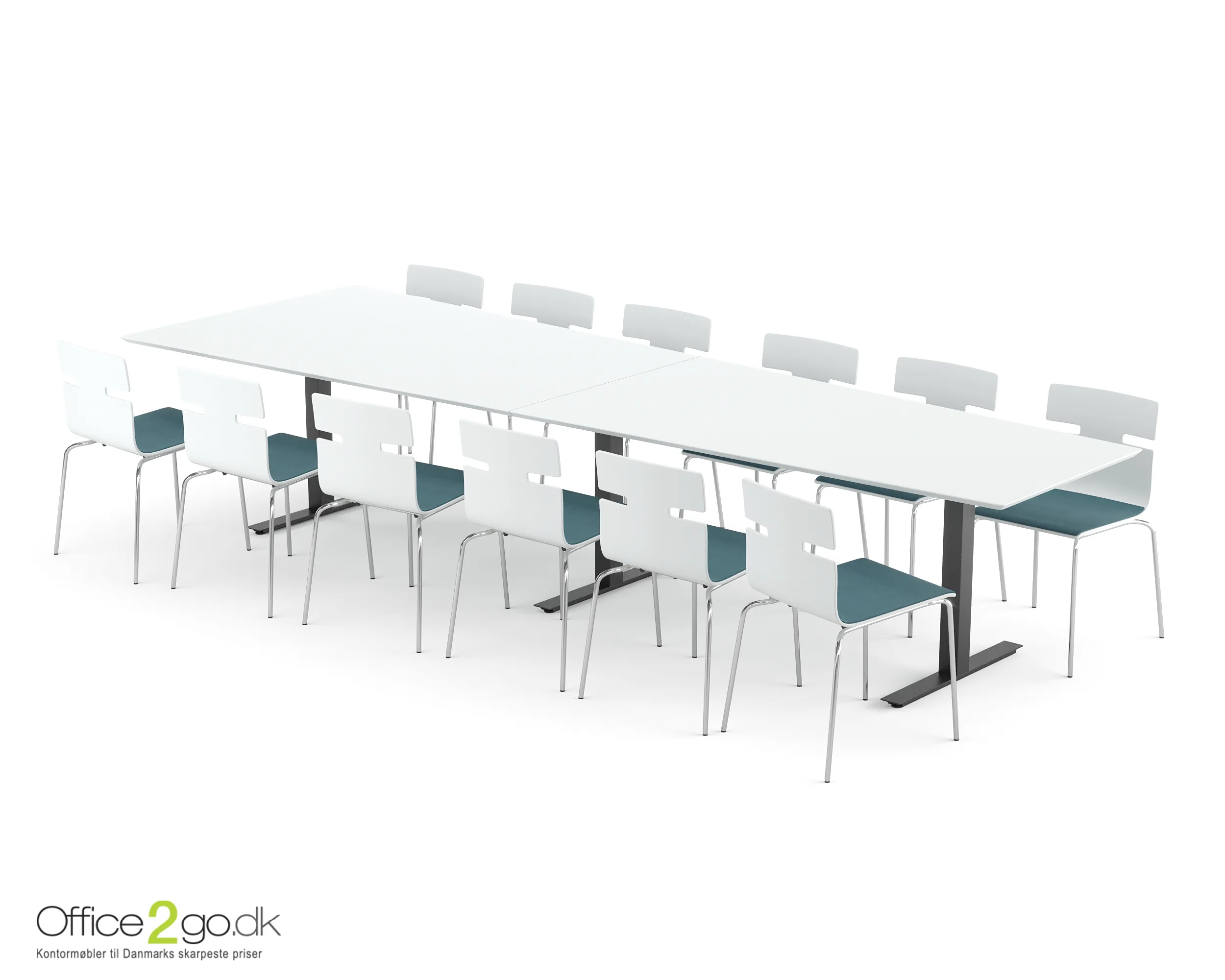 Square Media mødebord - 12 personer - 360 cm. - Billede 15