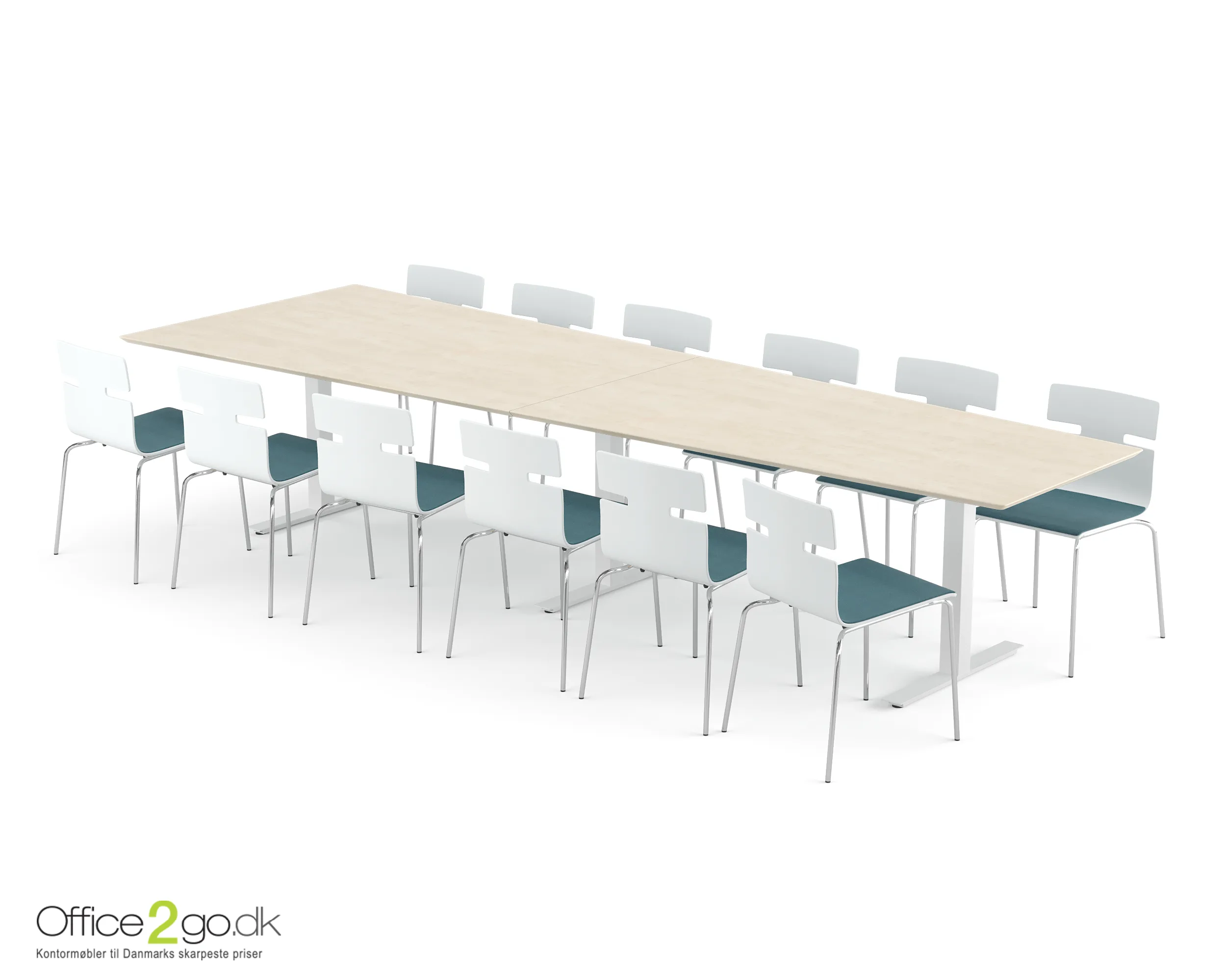 Square Media mødebord - 12 personer - 360 cm. - Billede 6