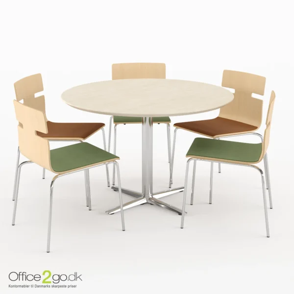 Switch mødebord - 5 personer - Ø 110 cm. - Billede 5