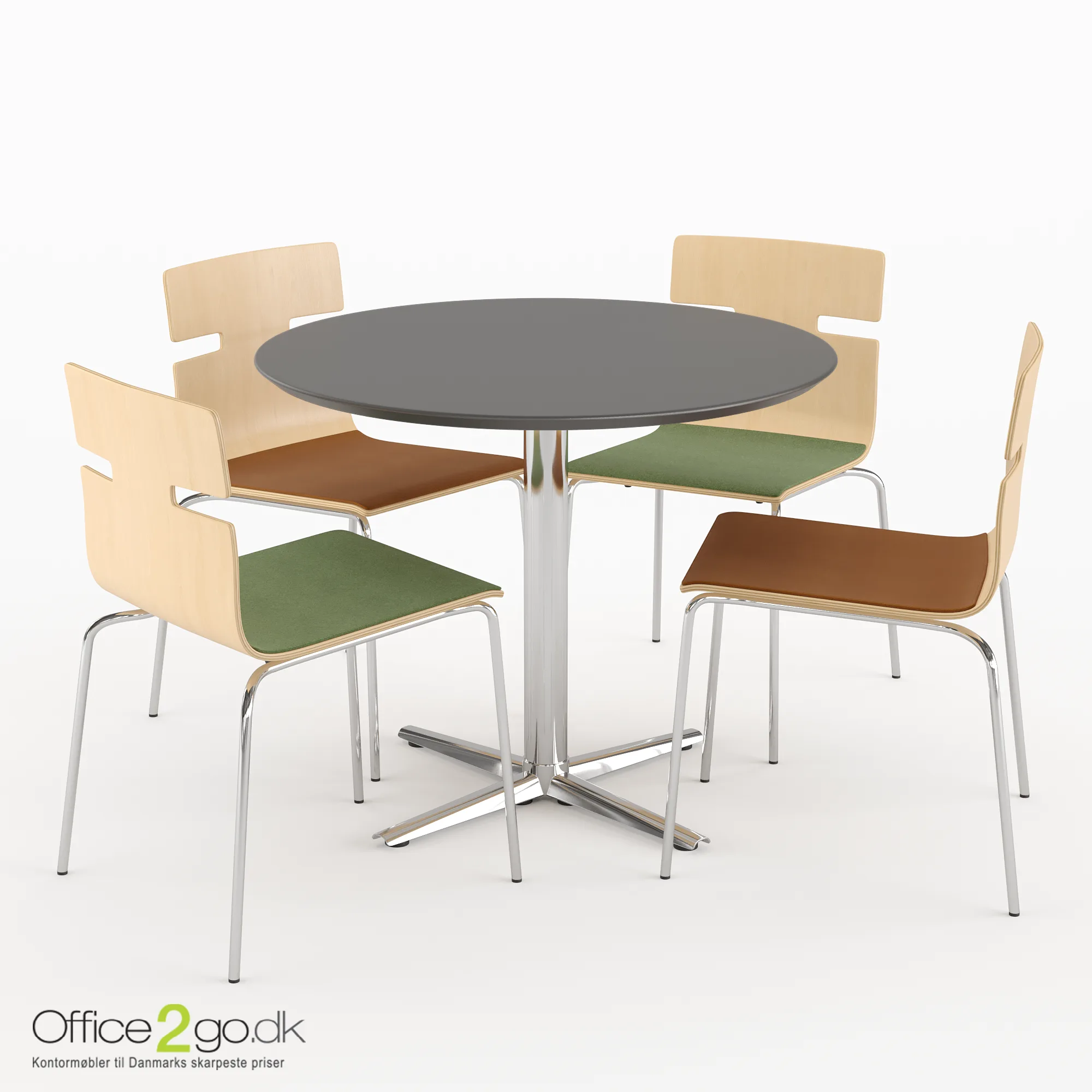 Switch mødebord - 4 personer - Ø 90 cm. - Billede 7