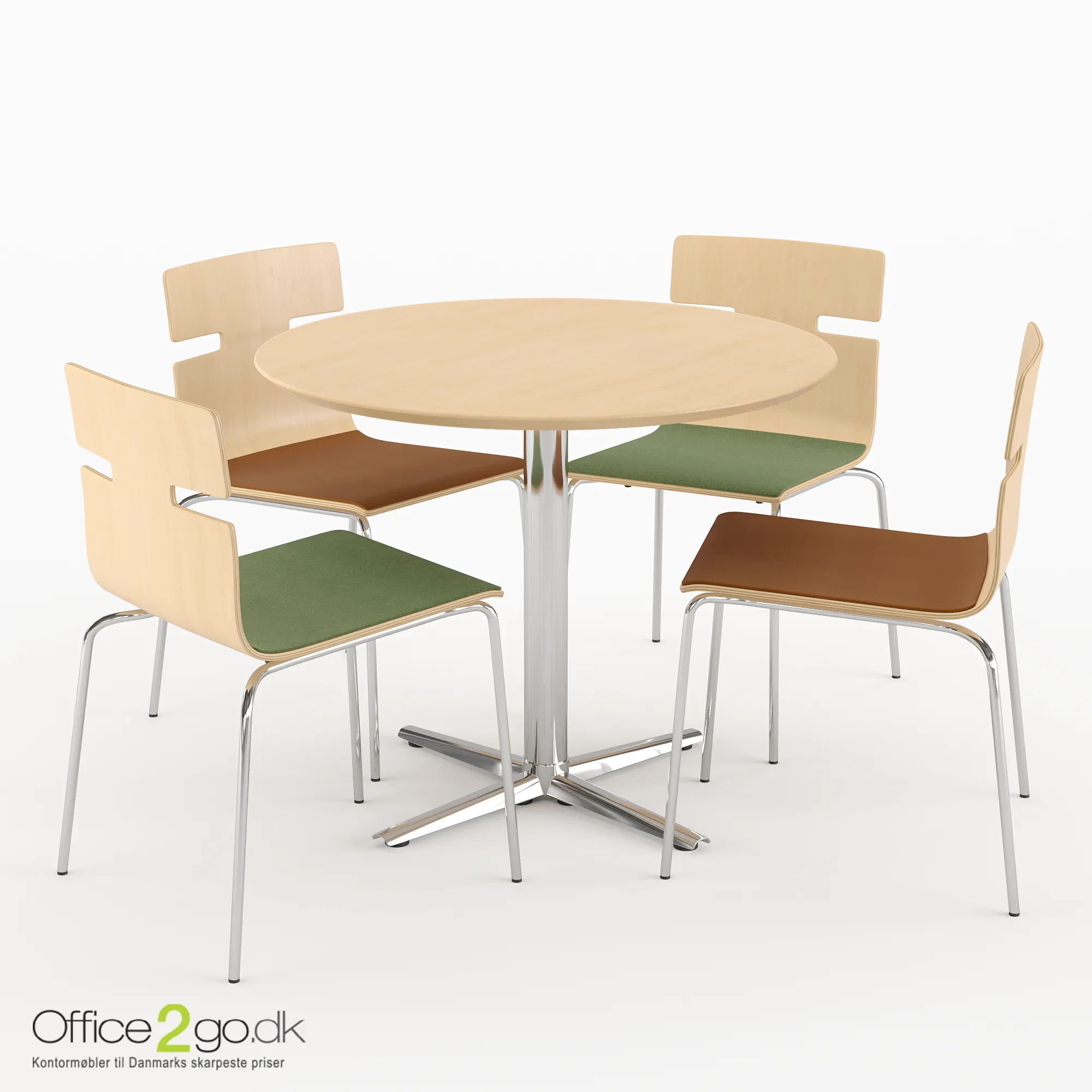 Switch mødebord - 4 personer - Ø 90 cm. - Billede 6