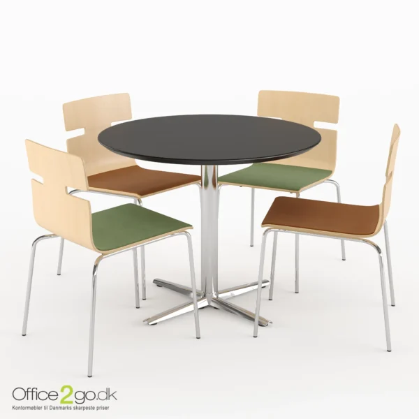 Switch mødebord - 4 personer - Ø 90 cm. - Billede 4