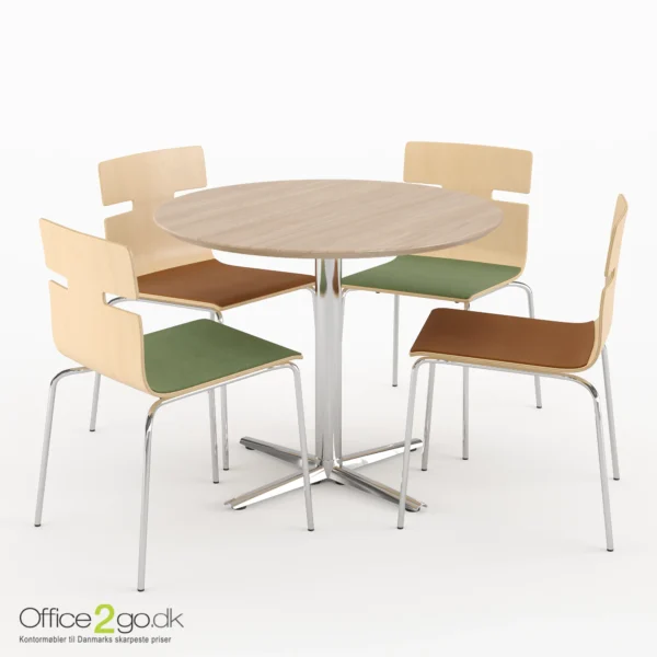 Switch mødebord - 4 personer - Ø 90 cm. - Billede 3