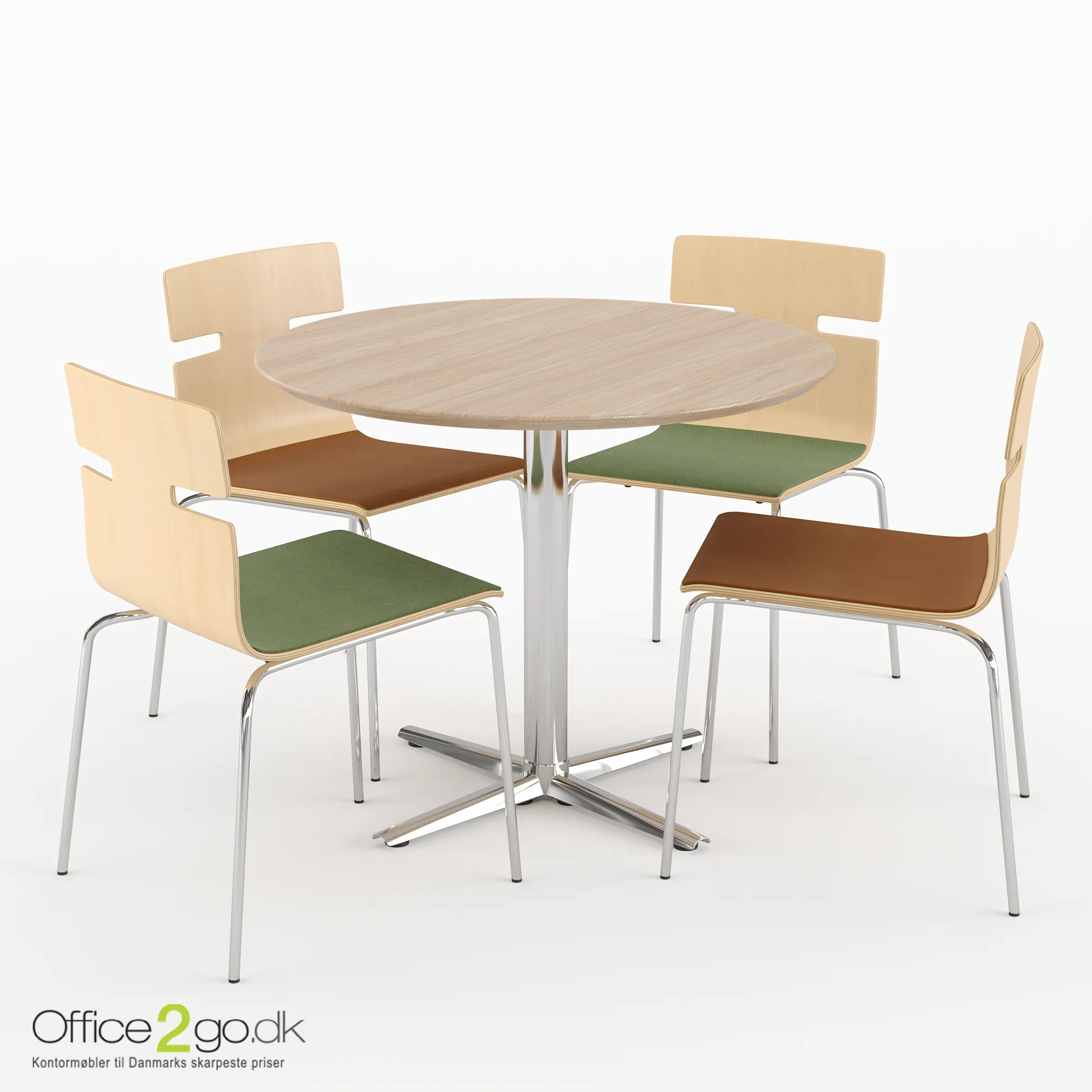 Switch mødebord - 4 personer - Ø 90 cm. - Billede 3