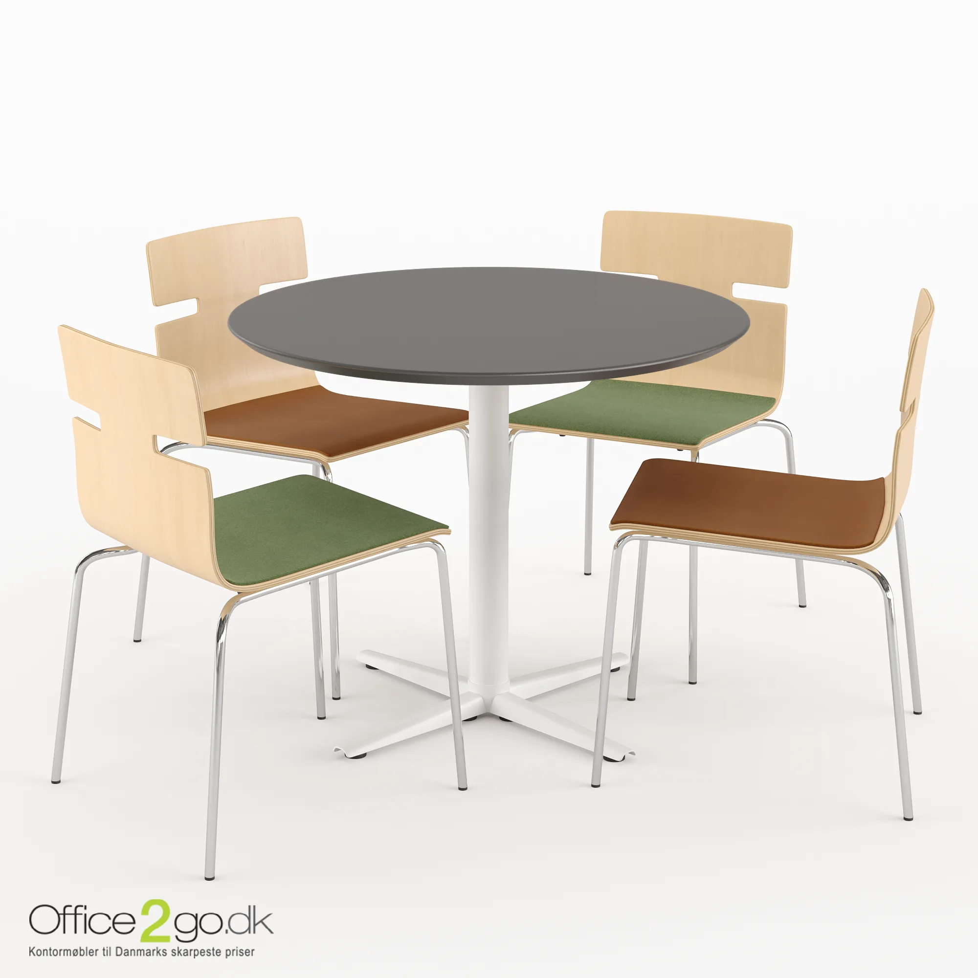 Switch mødebord - 4 personer - Ø 90 cm. - Billede 18