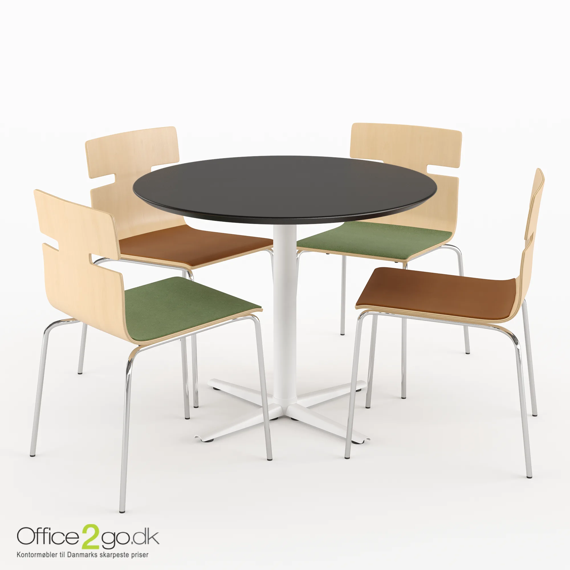 Switch mødebord - 4 personer - Ø 90 cm. - Billede 15