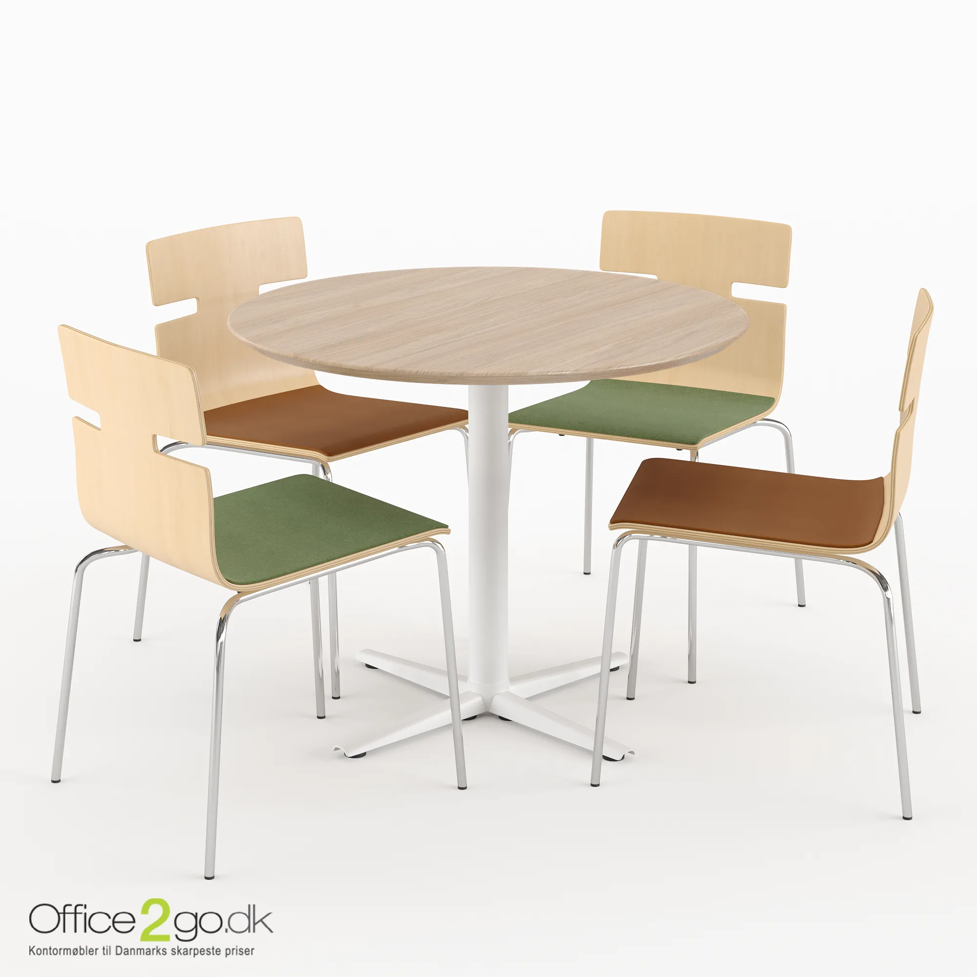 Switch mødebord - 4 personer - Ø 90 cm. - Billede 14