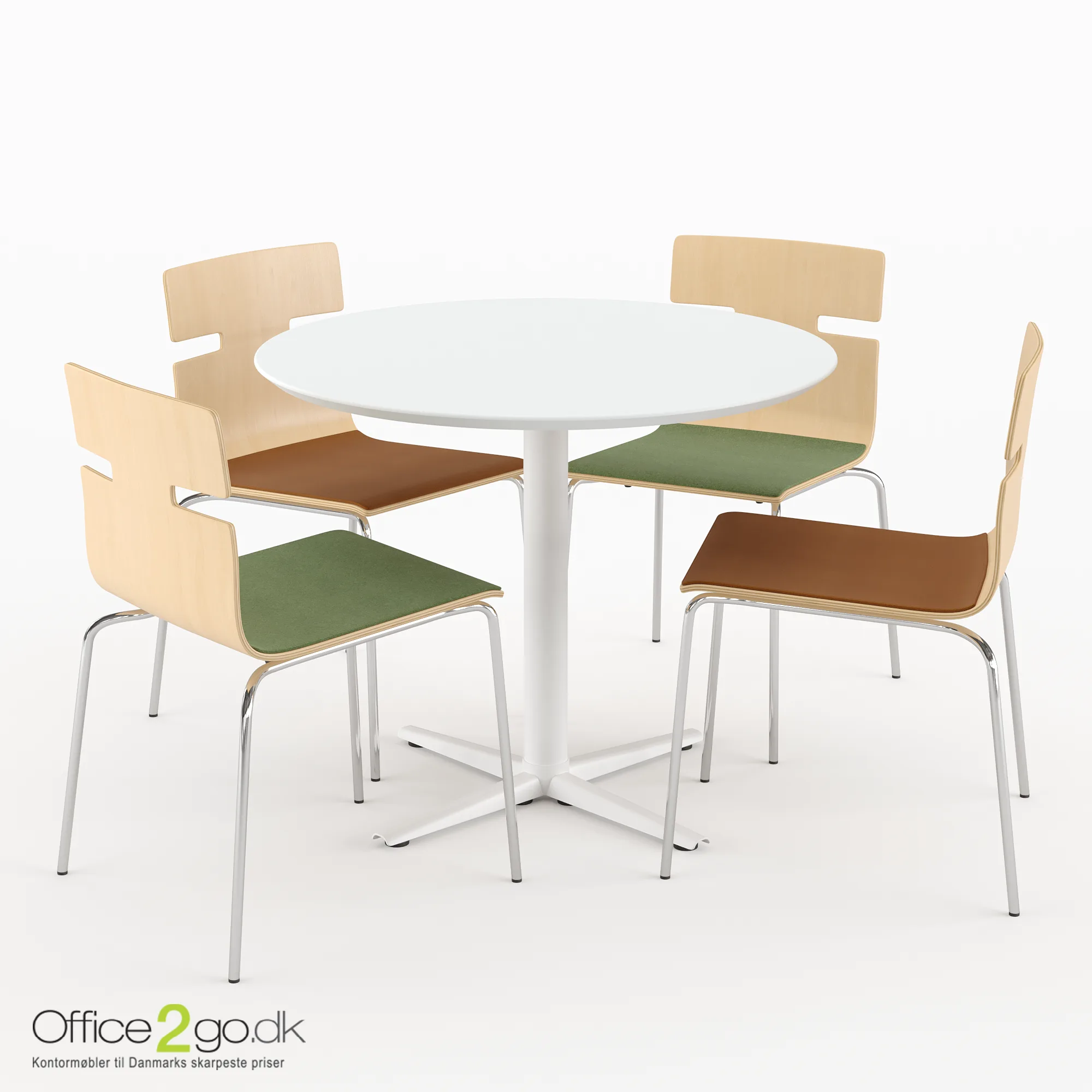 Switch mødebord - 4 personer - Ø 90 cm. - Billede 13